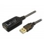 E-GREEN Kabl sa pojačivačem USB A - USB A M/F 10m - slika 1