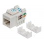 INTELLINET Cat6 Keystone Jack beli 210591 - slika 1