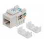 INTELLINET Cat5e Keystone Jack beli 210355 - slika 1