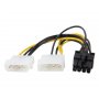 E-GREEN Naponski adapter za PCI-E VGA (8-pin) -2x Molex - slika 1