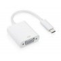 FAST ASIA Adapter-konvertor USB 3.1 tip C (M) - VGA (F) srebrni - slika 1