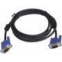 FAST ASIA VGA D-sub M/M 15m HQ feritno jezgro crni - slika 1