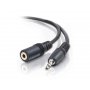 E-GREEN Audio 3.5mm - 3.5mm M/F (produžni) 3m crni - slika 1