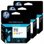 HP No.711 3pcs Yellow (CZ136A) - slika 1
