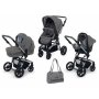 FOPPAPEDRETTI KOLICA SET MODULAR iWOOD - ELITE GREY - slika 1