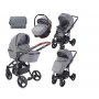 LORELLI BERTONI KOLICA RIMINI SET DARK GREY&BLACK LIGHTHOUSE - slika 1