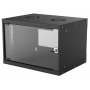 INTELLINET Wallmount Cabinet 6U Rek orman 19'' 400d crni - slika 1