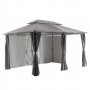 Green Bay BELIZE Metalna gazebo tenda siva - slika 2