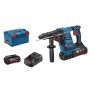 BOSCH plavi alat GBH 36 V-LI Plus akumulatorski elektro-pneumatski čekić / bušilica sa 2x4,0 Ah Li-Ion baterijama u koferu - slika 2