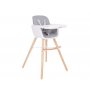 KikkaBoo HRANILICA 802 WOODY GREY - slika 1