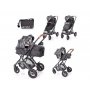 LORELLI BERTONI KOLICA SENA SET BLACK MARBLE - slika 1