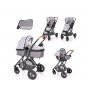 LORELLI BERTONI KOLICA SENA SET GREY SQUARED - slika 1