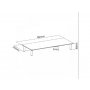 S BOX Polica za TV DS-610 - slika 2