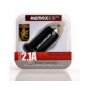 REMAX Auto punjac 1x USB 2.1A crni - slika 1