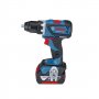 BOSCH plavi alat GSB 18V-60C Akumulatorska vibraciona bušilica - odvrtač  2x4,0Ah + 31-delni set - slika 2