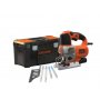 BLACK&DECKER BES610KA5  Ubodna testera u koferu 650 W - slika 1