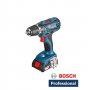 BOSCH plavi alat GSR 18-2-LI Akumulatroska bušilica / odvrtač 2x4Ah + brzi punjac u L-Boxxu - slika 1
