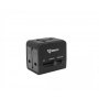 S BOX TA-23 UNIVERZALNI PUTNI ADAPTER SA DVOSTRUKIM USB PUNJAČEM - slika 1
