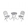 MWH DAS ORIGINAL CAFE LATTE Metalni balkon set sivi - slika 1