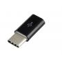 S BOX Adapter Micro USB F- Type C M, crni - slika 1
