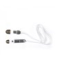 S BOX Micro USB kabl + Lightning adapter 2in1, 1.5m (Bela) - slika 1