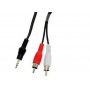 S BOX Audio kabl AUD 3 5MM 2XRCA 2M - slika 1