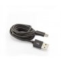 S BOX Kabl USB A - Type C, Fruity 1,5m, Black - slika 1