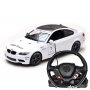 RASTAR RC BMW M3 sa volanom 1:14 - crn, bel - slika 1