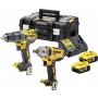 DeWALT DCK2077P2T, aku bušilica DCD791 + aku udarni odvrtač DCF894 , 18V 2x5.0Ah Set akumulatorskog alata - slika 1