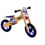 YUGO Wooden Balance Bike Blue - slika 1