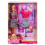 BARBIE Barbie lutka i fashion set - slika 1