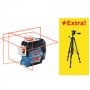 BOSCH plavi alat GLL 3-80 linijski laser 3x360° 80m domet + BT 150 stativ - slika 2