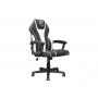 WHITE SHARK PIRATE Crno/Bela  GAMING STOLICA - slika 3