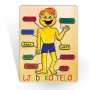 VIGA Ljudsko telo drvena umetaljka - slika 1