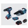 BOSCH plavi alat GSB 18V-50 + GAS 18V-1 Set akumultorskih alata - slika 1