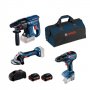 BOSCH plavi alat GBH 180-LI + GSR 18V-50 + GWS 180-LI Set akumultorskih alata - slika 1