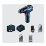 BOSCH plavi alat GSR 12-30 Akumulatorski odvrtac + 39-delni set pribora - slika 1