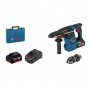 BOSCH plavi alat GBH 18V-26 F SDS PLUS Akumulatorski hamer + 7-delni set burgija - slika 1