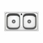 ZILAN ZLN2982 DUPLA SUDOPERA 50X80CM - slika 1