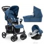 Hauck Trio set Shopper SLX, Denim Silver - slika 1