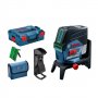 BOSCH plavi alat GCL 2-50 CG kombinovani laser sa zelenim linijama lasera sa RM 2 nosačem SOLO - slika 1