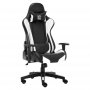 LC POWER LC-GC-600BW Gaming Chair Black/White - slika 1