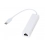 E-GREEN Adapter USB tip C - Gigabit ethernet beli - slika 1