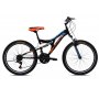 ADRIA MTB DAKOTA 24''/18HT crno-oranz - slika 1