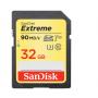 SANDISK SDHC 32GB Extreme 90MB/s V30 UHS-I U3 - slika 1