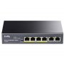 CUDY FS1006P PoE+ 6port switch - slika 1