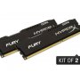 KINGSTON DDR4 8GB 3200MHz (2x4) HyperX Fury HX432C16FB3K2/8 - slika 1
