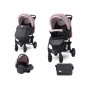 LORELLI BERTONI KOLICA DAISY SET BLACK & CAMEO ROSE (2021) - slika 1