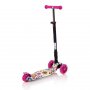 LORELLI BERTONI TROTINET RAPID PINK FLOWERS - slika 2