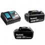 MAKITA SET 6 BL1860B 2 x 6.0Ah + DC18RC brzi punjač 18 V - slika 1